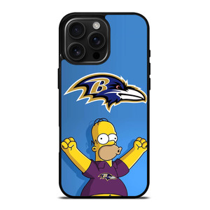 BALTIMORE RAVENS THE SIMPSON iPhone 16 Pro Max Case Cover