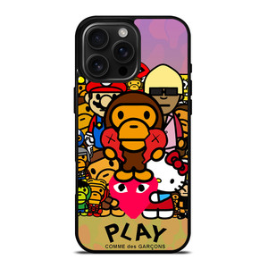 BAPE BABY MILO PLAY iPhone 16 Pro Max Case Cover BAPE BABY MILO PLAY iPhone 16 Pro Max Case Cover