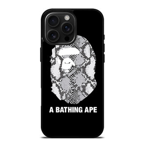 BATHING APE SNAKE SKIN iPhone 16 Pro Max Case Cover