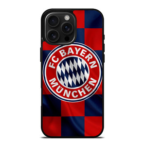 BAYERN MUNCHEN FC FLAG LOGO iPhone 16 Pro Max Case Cover
