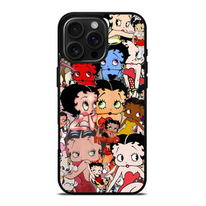 BETTY BOOP COLLAGE FACE iPhone 16 Pro Max Case Cover BETTY BOOP COLLAGE FACE iPhone 16 Pro Max Case Cover