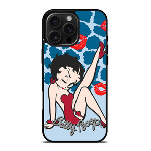 BETTY BOOP KISS CARTOON iPhone 16 Pro Max Case Cover BETTY BOOP KISS CARTOON iPhone 16 Pro Max Case Cover
