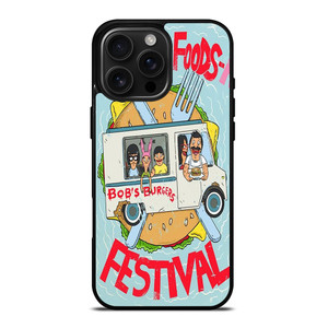 BOBS BURGERS FESTIVAL CARTOON iPhone 16 Pro Max Case Cover
