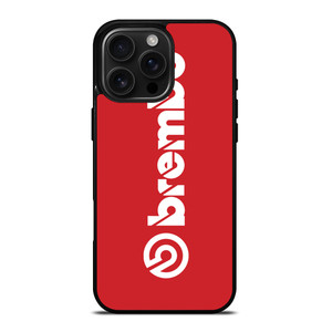 BREMBO DISC BRAKE RED LOGO iPhone 16 Pro Max Case Cover