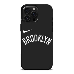 BROOKLYN NETS NIKE WORDMARK iPhone 16 Pro Max Case Cover