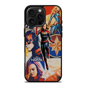 CAPTAIN MARVEL SUPER HERO COLLAGE iPhone 16 Pro Max Case Cover