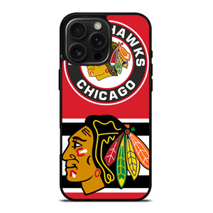 CHICAGO BLACKHAWKS NHL LOGO iPhone 16 Pro Max Case Cover