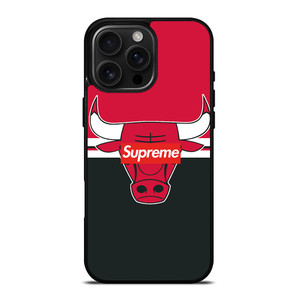 CHICAGO BULLS SUPREME LOGO iPhone 16 Pro Max Case Cover CHICAGO BULLS SUPREME LOGO iPhone 16 Pro Max Case Cover