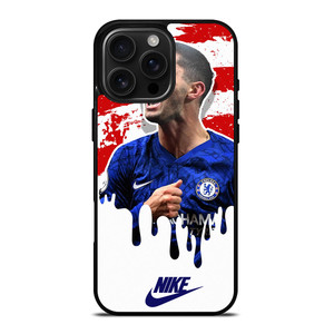 CHRISTIAN PULISIC USA FLAG NIKE iPhone 16 Pro Max Case Cover