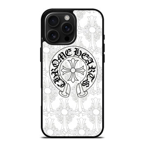 CHROME HEARTS WHITE iPhone 16 Pro Max Case Cover