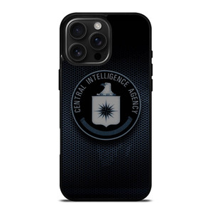 CIA CENTRAL INTELLIGENCE AGENCY METAL LOGO iPhone 16 Pro Max Case Cover