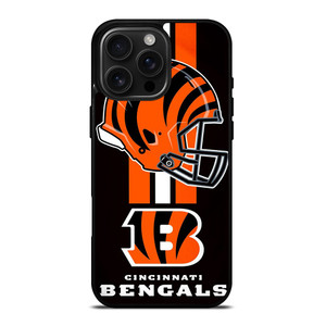 CINCINNATI BENGALS NFL HELMET iPhone 16 Pro Max Case Cover CINCINNATI BENGALS NFL HELMET iPhone 16 Pro Max Case Cover