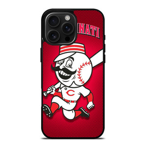 CINCINNATI REDS BASEBALL MASCOT iPhone 16 Pro Max Case Cover CINCINNATI REDS BASEBALL MASCOT iPhone 16 Pro Max Case Cover