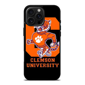 CLEMSON TIGERS UNIVERSITY ICON iPhone 16 Pro Max Case Cover