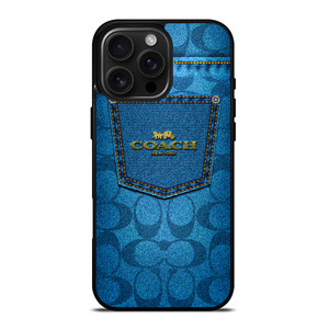 COACH JEANS iPhone 16 Pro Max Case Cover COACH JEANS iPhone 16 Pro Max Case Cover
