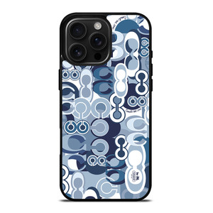 COACH NEW YORK BLUE iPhone 16 Pro Max Case Cover COACH NEW YORK BLUE iPhone 16 Pro Max Case Cover