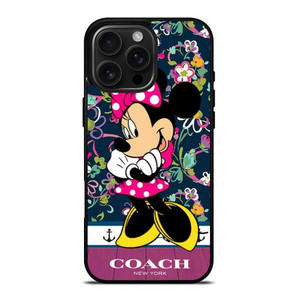 COACH NEW YORK CUTE MICKEY MOUSE iPhone 16 Pro Max Case Cover