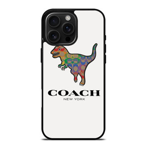 COACH NEW YORK DINOSAUR iPhone 16 Pro Max Case Cover