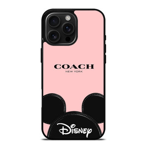 COACH NEW YORK DISNEY iPhone 16 Pro Max Case Cover COACH NEW YORK DISNEY iPhone 16 Pro Max Case Cover