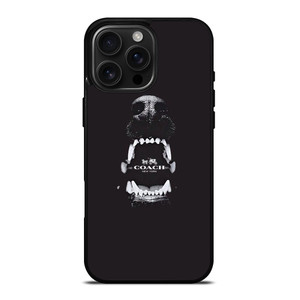 COACH NEW YORK LOGO DOG iPhone 16 Pro Max Case Cover