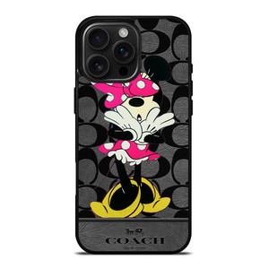COACH NEW YORK MINNIE MOUSE iPhone 16 Pro Max Case Cover