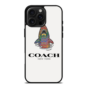 COACH NEW YORK SHARK iPhone 16 Pro Max Case Cover