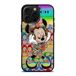 COACH RAINBOW MICKEY iPhone 16 Pro Max Case Cover COACH RAINBOW MICKEY iPhone 16 Pro Max Case Cover