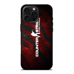 COUNTER STRIKE CSGO LOGO RED iPhone 16 Pro Max Case Cover