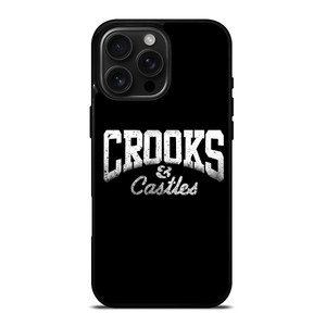 CROOKS AND CASTLES LOGO BLACK iPhone 16 Pro Max Case Cover CROOKS AND CASTLES LOGO BLACK iPhone 16 Pro Max Case Cover