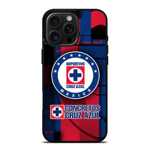 CRUZ AZUL SOCCER LOGO iPhone 16 Pro Max Case Cover