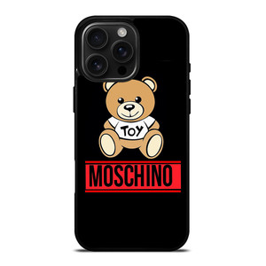 CUTE MOSCHINO TEDDY BEAR iPhone 16 Pro Max Case Cover