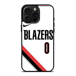 DAMIAN LILLARD PORTLAND TRAIL BLAZERS WHITE iPhone 16 Pro Max Case Cover DAMIAN LILLARD PORTLAND TRAIL BLAZERS WHITE iPhone 16 Pro Max Case Cover