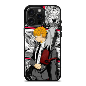 DENJI CHAINSAW MAN ANIME COLLAGE iPhone 16 Pro Max Case Cover