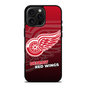 DETROIT RED WINGS HALFTONE EFFECT iPhone 16 Pro Max Case Cover DETROIT RED WINGS HALFTONE EFFECT iPhone 16 Pro Max Case Cover