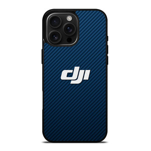 DJI DRONE CAMERA BLUE CARBON iPhone 16 Pro Max Case Cover