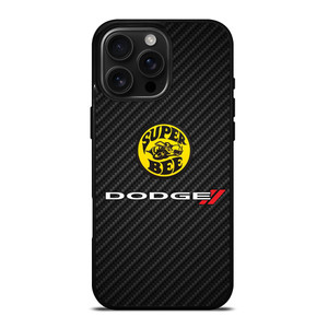 DODGE CHARGER SUPER BEE CARBON iPhone 16 Pro Max Case Cover