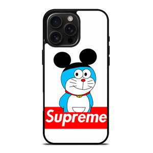 DORAEMON WITH MICKEY SUPREME iPhone 16 Pro Max Case Cover