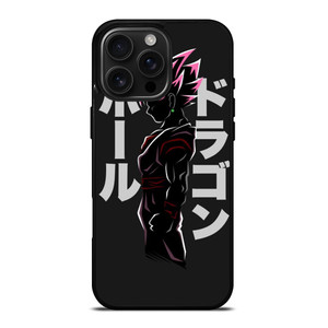 DRAGON BALL SUPER BLACK GOKU SSJ ROSE iPhone 16 Pro Max Case Cover