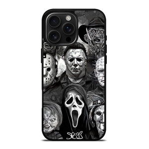 FAMOUS HORROR COLLAGE iPhone 16 Pro Max Case Cover