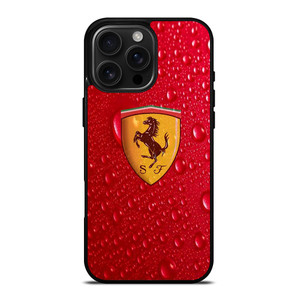 FERRARI DROP WATER RED iPhone 16 Pro Max Case Cover FERRARI DROP WATER RED iPhone 16 Pro Max Case Cover