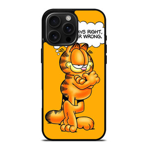 GARFIELD LAZY CAT QUOTE iPhone 16 Pro Max Case Cover