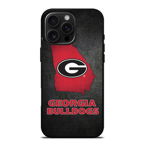 GEORGIA BULLDOGS SYMBOL METAL iPhone 16 Pro Max Case Cover