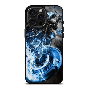 GHOST RIDER BLUE FIRE iPhone 16 Pro Max Case Cover
