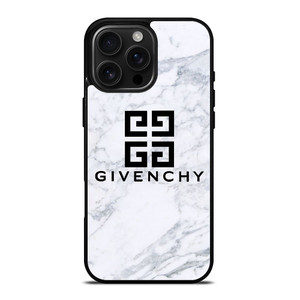 GIVENCHY MARBLE LOGO iPhone 16 Pro Max Case Cover