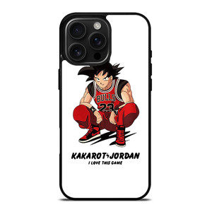 GOKU CHICAGO BULLS KAKAROT JORDAN iPhone 16 Pro Max Case Cover