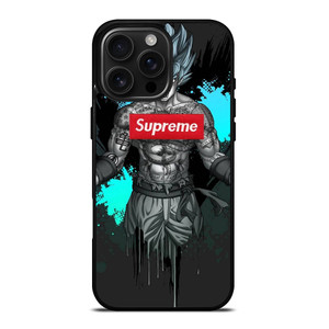 GOKU SUPREME SPLASH PAINT EFFECT iPhone 16 Pro Max Case Cover