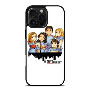 GREY'S ANATOMY CARTOON iPhone 16 Pro Max Case Cover