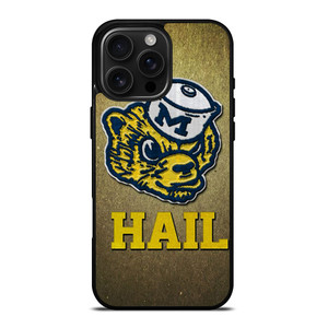 HAIL MICHIGAN WOLVERINES ICON iPhone 16 Pro Max Case Cover