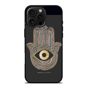 HAMSA EVIL EYE HAND OF FATIMA LOGO iPhone 16 Pro Max Case Cover