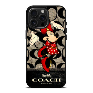 HAPPY COACH MINNIY MOUSE iPhone 16 Pro Max Case Cover